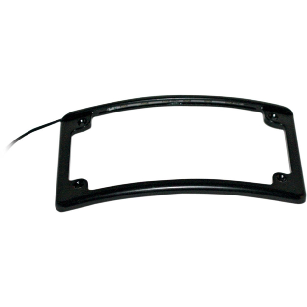 Picture of Black Curved Licence Plate Frame- with light